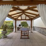 gazebo con tende