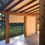 porticato con copertura pvc