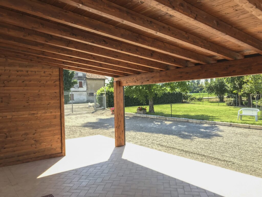 porticato in legno