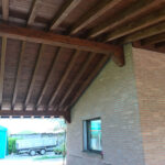 porticato in legno interno