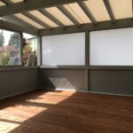 porticato in pvc copertura
